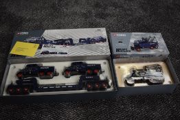 Two Corgi 1:50 scale Limited Edition Heavy Haulage diecasst, Pickfords, Scammell Constructor Wrecker