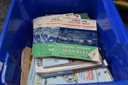 A Collection of 1960's and later Match Day Programmes including 1960 FA Cup Final Blackburn Rovers
