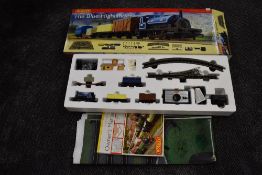 A Hornby 00 gauge Train Set, The Blue Highlander R1101, appears complete and as new