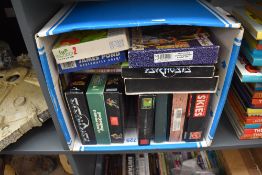 A box of Atari ST/STE games including Jimmy Whites Snooker, War In The Gulf, Street Fighter II,