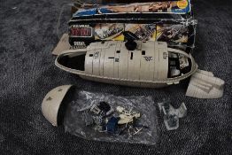 Three Palitoy Star Wars Return Of The Jedi accessories, Millenium Falcon Vehicle, with instructions,