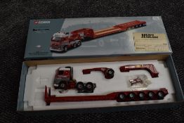 A Corgi 1:50 scale Limited Edition Heavy Haulage diecast, Volvo Jeep Dolly & King Trailer, Chris