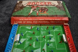 A Chad Valley Co Ltd tin plate Table Top Soccer game, boxed M94