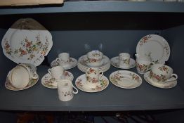 A Part Copeland Spode 'Thelma' tea and coffee service, including coffee cans, tea cups and