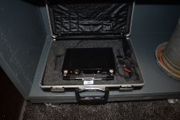 A wireless microphone system with tie clip mic.