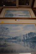 Two limited edition prints after George H Griffiths, both signed one entitled Reflections 12/320 the