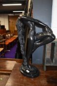 a vintage plaster cast figure of a nude woman by Austin productions 1979