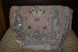 Two modern Chinese rugs, approx. 100cm x 60cm each (not including tassles)