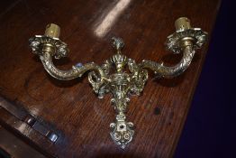 A selection of vintage light fittings