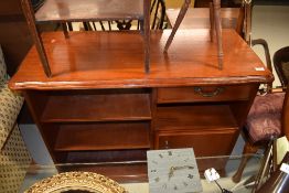 A modern mahogany Hifi cabinet, approx. Width 105cm