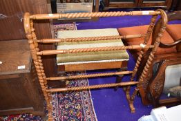 a traditional styled towel rail