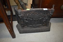An Antique cast fire front