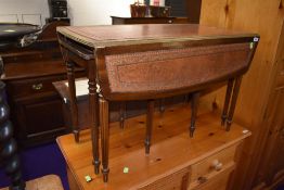 A regency design nest of three tables