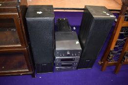 A selection of Wharfedale separates, and a pair of Acoustic solution speakers