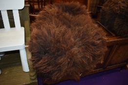 A Hebridean fleece fire side or bedroom rug