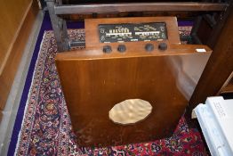 An art deco wooden cased radio by Murphy