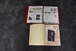 Two albums of mainly Queen Victoria used Stamps along with a 1942 Cover