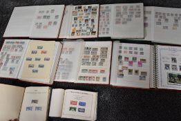 A large collection of Commonwealth Stamps in ten albums, mint & used, along with a Commonwealth