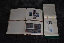 Two Souvenir Stamp Albums of Churchill 1965 Stamps, mint, along with Souvenir Stamp Album of