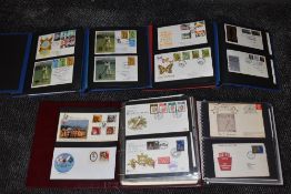 A Collection of mainly GB First Day Covers & Commemorative Covers in 6 albums