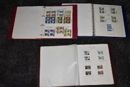 Two albums of mint GB Stamps 1970s-80s Gutter Pairs and Traffic Lights along with an album of mint &