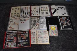 A collection of mainly used Stamps of Denmark, in nine albums