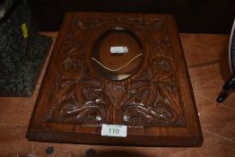 Two rustic antique wall hanging photo frames.