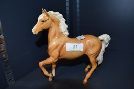 A Beswick study, Palomino, Prancing Arab Type, palomino 1261