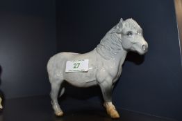 A Beswick study, Shetland Pony Hollydell Dixie, dapple grey H185