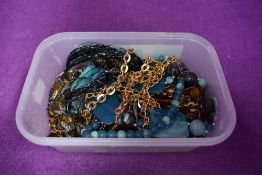 A small selection of costume jewellery