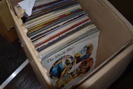A large collection of Easy listening vinyl LP records, including Status Quo, Gladys Knight and