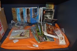 A selection of collectable postcards and similar including photographic and travel interest