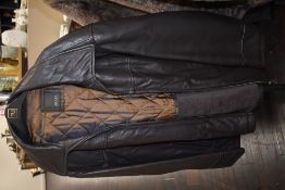 A gents brown leather 'Arma'coat in a larger size, great condition.