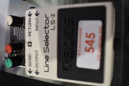 A Boss LS-2 Line Selector pedal (tested working)
