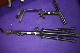 Two instrument stands