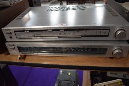 A Triumph TA and TT 300 amplifier and radio tuner