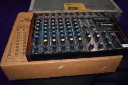 A Studiomaster 6-2-1 mixing console, with original box