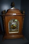 A large bracket clock having ormolu decoration with chime