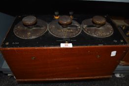 A antique Ohmmeter or similar 'The Cambridge instrument company LTD London'.