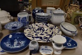 A mixed lot of vintage and retro ceramics, including booths, Royal Copenhagen and more.