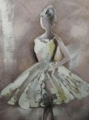 An oil painting, ballerina, 90 x 60cm
