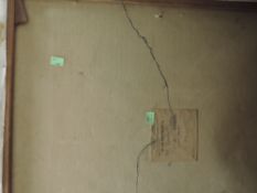 An oil painting, Rennie, Portrait of Mary Gainsborough, attributed verso, 80 x 66cm, framed