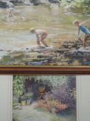 Two watercolours, Helen M Jackson, Tools of the Trade, Troutbeck, signed, and attributed verso, 32 x