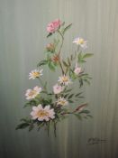 An oil painting, Fred McJannet, still life, signed, 35 x 24cm, framed