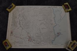 Rolled Maps. A selection of Lake District OS map sheets. Large format, includes areas surrounding