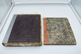 A Victorian Commonplace/Leisure Hours Book. Dates circa 1851. Initialed 'C. L. A.', presumed