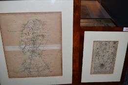 Maps. Two Road Maps. Lancaster to Skipton: Owen/Bowen, c.1720 & Completion of the Roads to the