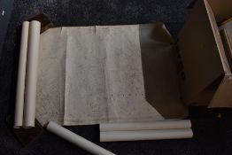 Maps. A small selection of rolled OS maps. Comprising: Cumbria - Sheet SD 40 NW (1977) Cartmel