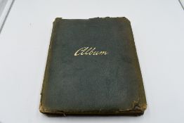 An early 20th century scrapbook/album. Dates appear to run 1911-1923. No ownership markings.