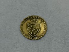 A Gold George III 1790 Half Guinea